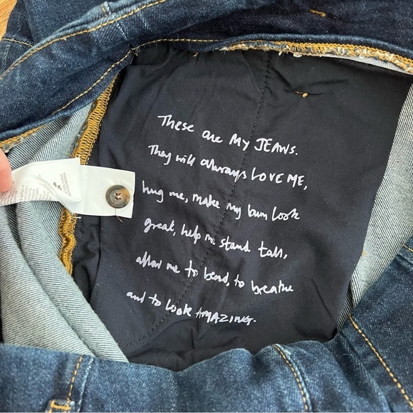 Boden Blue Ankle Cropped Jeans High-Waisted 16/18 - Picture 9 of 11